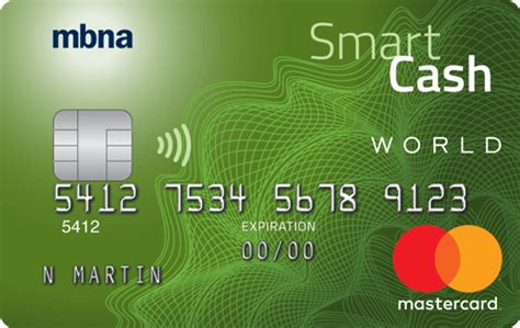 mbna smart cash world card benefits|MBNA cash back credit card.